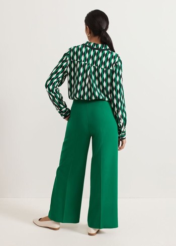 Phase Eight Petite Aubrielle Trousers Green Australia | IZ6503812